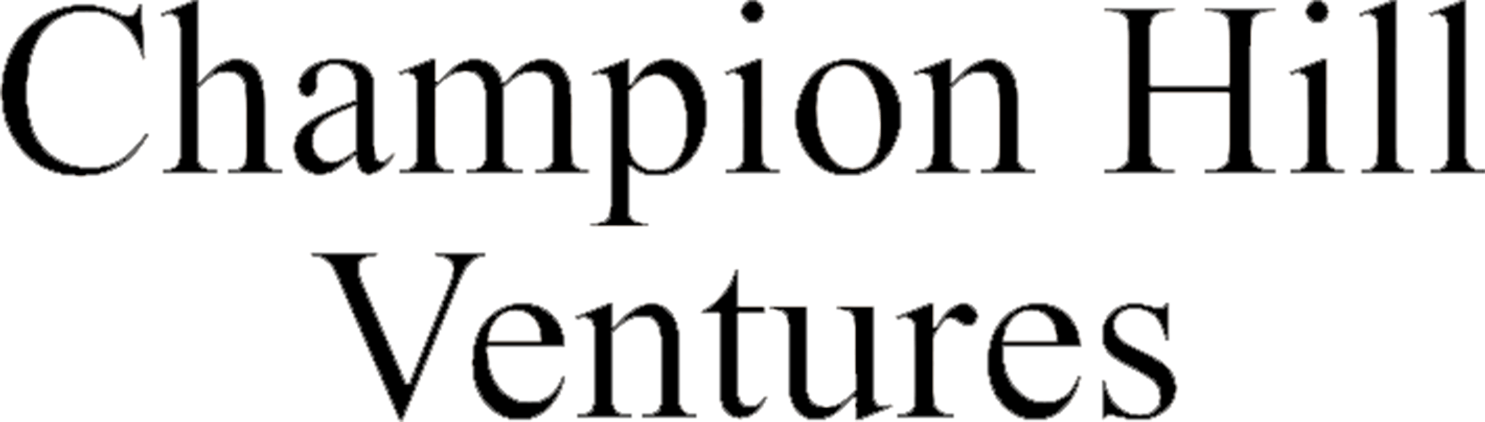 Champion Hill Ventures